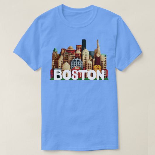Boston Massachusetts T-Shirt (Design vorne)