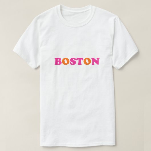 Boston Massachusetts T-Shirt (Design vorne)