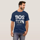 Boston Massachusetts T - Shirt (Vorne ganz)