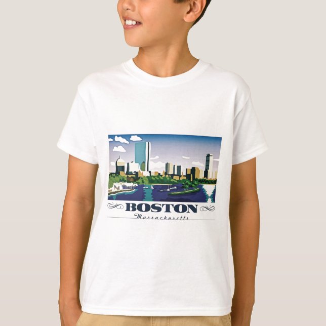 Boston, Massachusetts T-Shirt (Vorderseite)