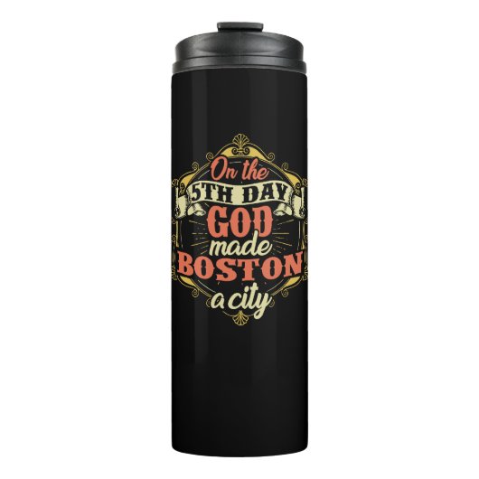 Boston Massachusetts Thermosbecher (Vorderseite)