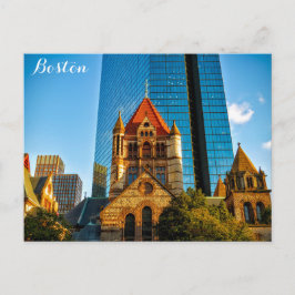 Boston Massachusetts Trinity Church Copley Square Postkarte