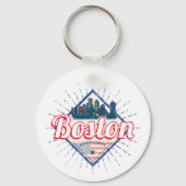 Boston Massachusetts United Staaten Vintag USA Schlüsselanhänger (Vorderseite)