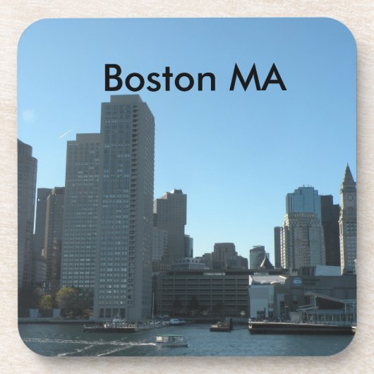 Boston Massachusetts Untersetzer (Vorderseite)