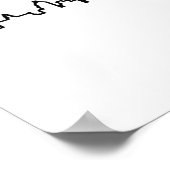 BOSTON Massachusetts USA City Skyline Silhouette Poster (Ecke)