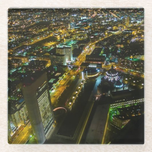 Boston, Massachusetts, USA Glasuntersetzer (Vorderseite)