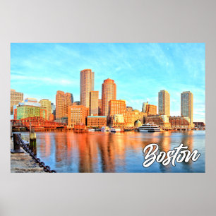 Boston, Massachusetts, USA Poster