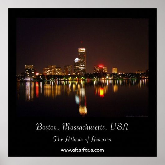 Boston, Massachusetts, USA Poster (Vorne)
