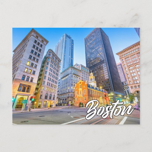Boston, Massachusetts, USA Postkarte (Vorderseite)