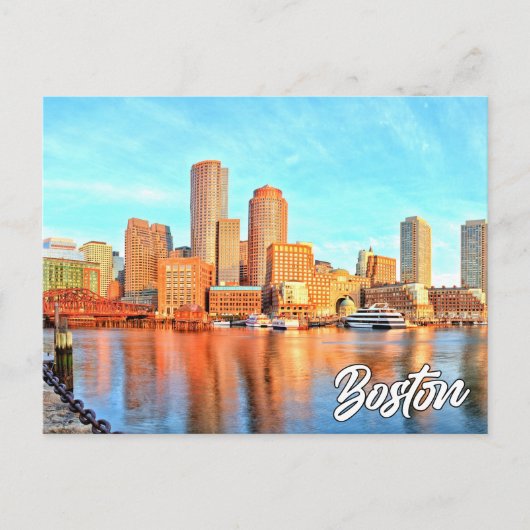 Boston, Massachusetts, USA Postkarte (Vorderseite)