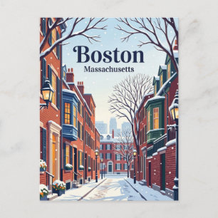 Boston, Massachusetts, USA Postkarte