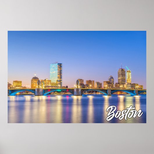 Boston, Massachusetts, Vereinigte Staaten Poster (Vorne)