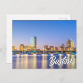 Boston, Massachusetts, Vereinigte Staaten Postkarte (Vorne/Hinten)