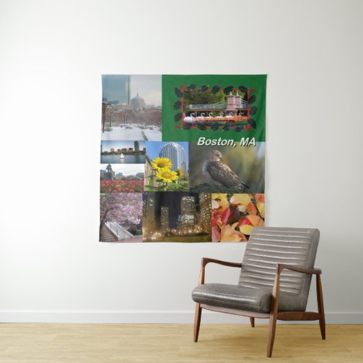 Boston, Massachusetts Wandteppich (Beispiel)