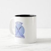 Boston, Massachusetts Zweifarbige Tasse (Vorderseite Links)