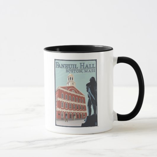Boston, MassachusettsFaneuil Hall View Tasse (Rechts)