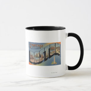 Boston, MassachusettsLarge Buchstabe-Szenen 2 Tasse