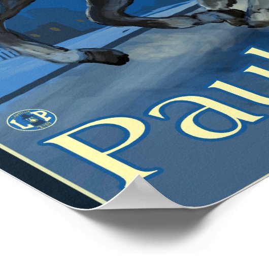 Boston, MassachusettsPaul Reveres Fahrt Poster (Ecke)