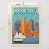 Boston, Massachussetts | SAVE THE DATE - FOTO (Vorne/Hinten)