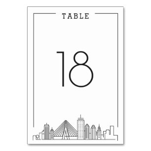 Boston, Massenhochzeit   Tischnummer