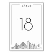 Boston, Massenhochzeit | Tischnummer (Rückseite)