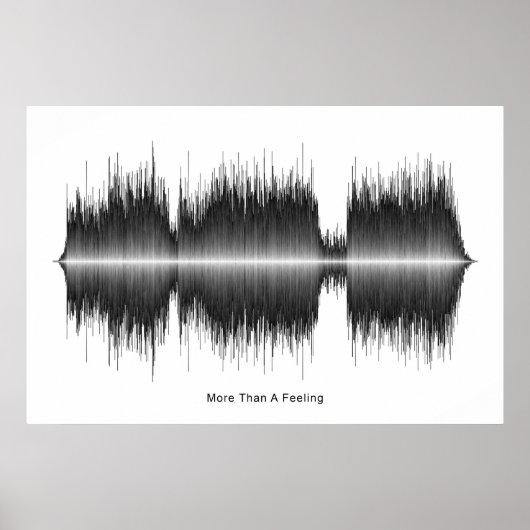 Boston mehr als ein Gefühl Soundwave Art Poster (Vorne)