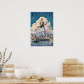 Boston Minuteman Plakat (Küche)