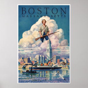 Boston Minuteman Plakat