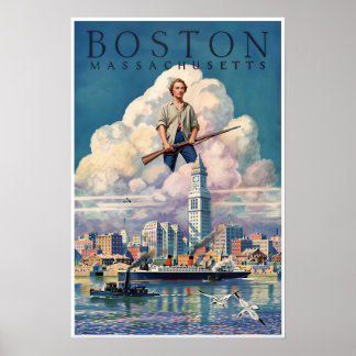 Boston Minuteman Plakat