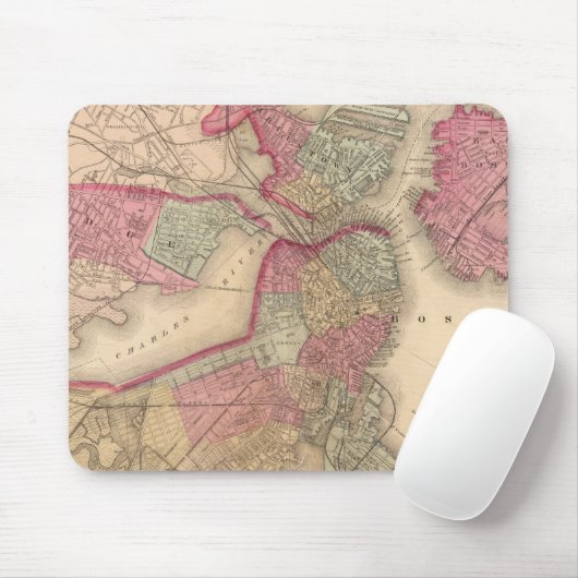 Boston Mousepad (Mit Mouse)