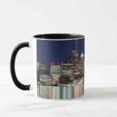 Boston-Nachtpanorama Tasse (Links)