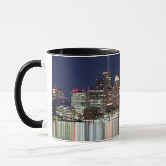 Boston-Nachtpanorama Tasse (Links)