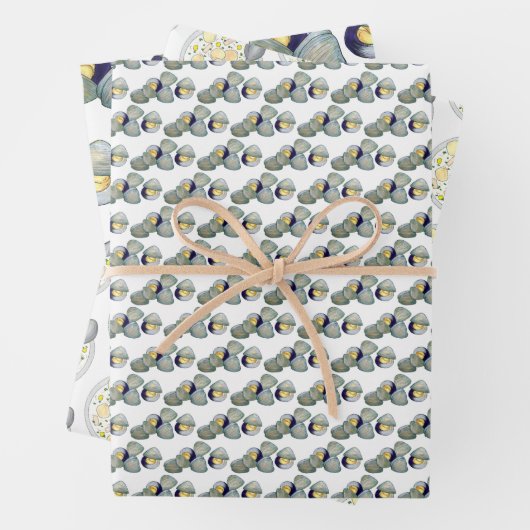 Boston New England Clams Clam Chowder Soup Geschenkpapier Set (Beispiel)