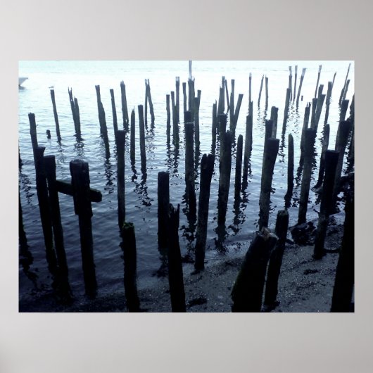 Boston North End Wasserfront Pier Poster (Vorne)