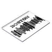 Boston-Notizbuch Notizblock (Linke Seite)