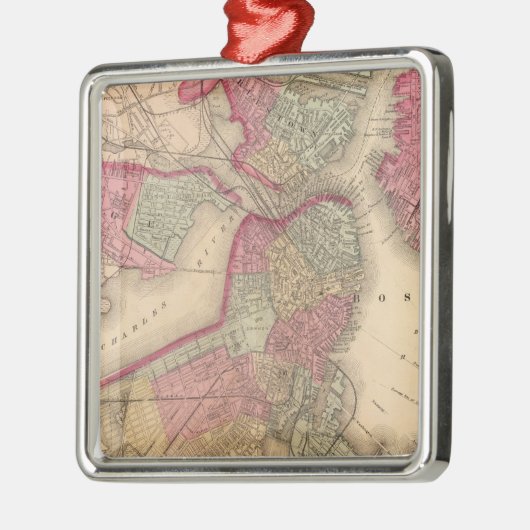 Boston Ornament Aus Metall (Links)