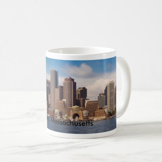 Boston-Panorama Kaffeetasse (VorderseiteRechts)