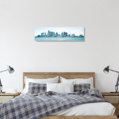 Boston Panorama Skyline Hafen Aussicht Canvas Prin Leinwanddruck (Insitu (Schlafzimmer))