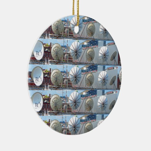 Boston-Parabolantenne-Internet Keramik Ornament (Rechts)