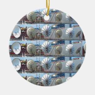 Boston-Parabolantenne-Internet Keramik Ornament