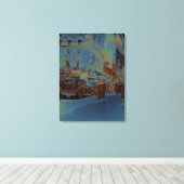 Boston Parker House Hotel Fotograf Auto 1930 Leinwanddruck (Insitu (Holzboden))