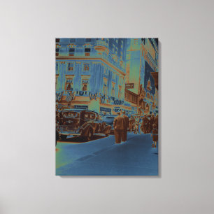 Boston Parker House Hotel Fotograf Auto 1930 Leinwanddruck