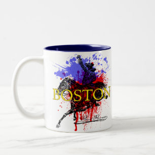Boston Paul verehren Wecker-Tasse Zweifarbige Tasse