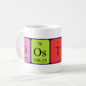 Boston Periodenname Tasse (Vorderseite Links)