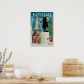 Boston Plakat (Küche)