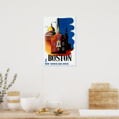 Boston-Plakat Poster (Küche)