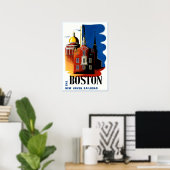 Boston-Plakat Poster (Heimbüro)