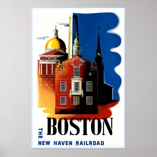 Boston-Plakat Poster (Vorne)
