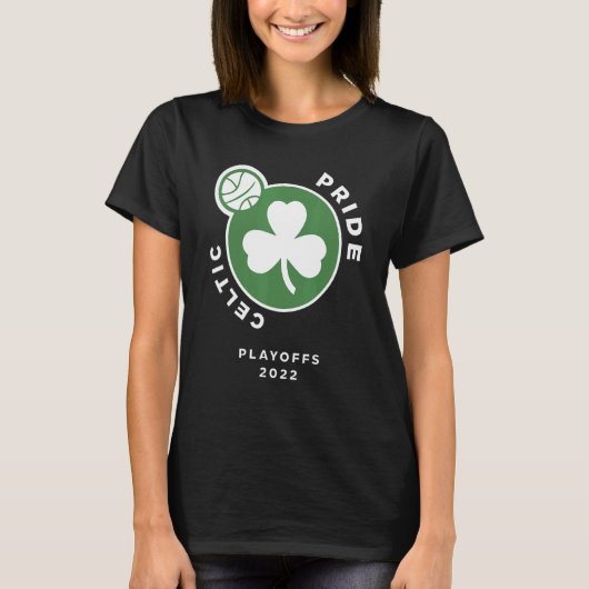 Boston Playoffs 2022 Celtic Pride T-Shirt (Vorderseite)