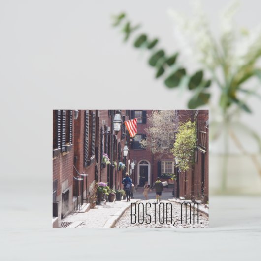 Boston Postcard, Fotograf Brad Hines Postkarte (Stehend Vorderseite)